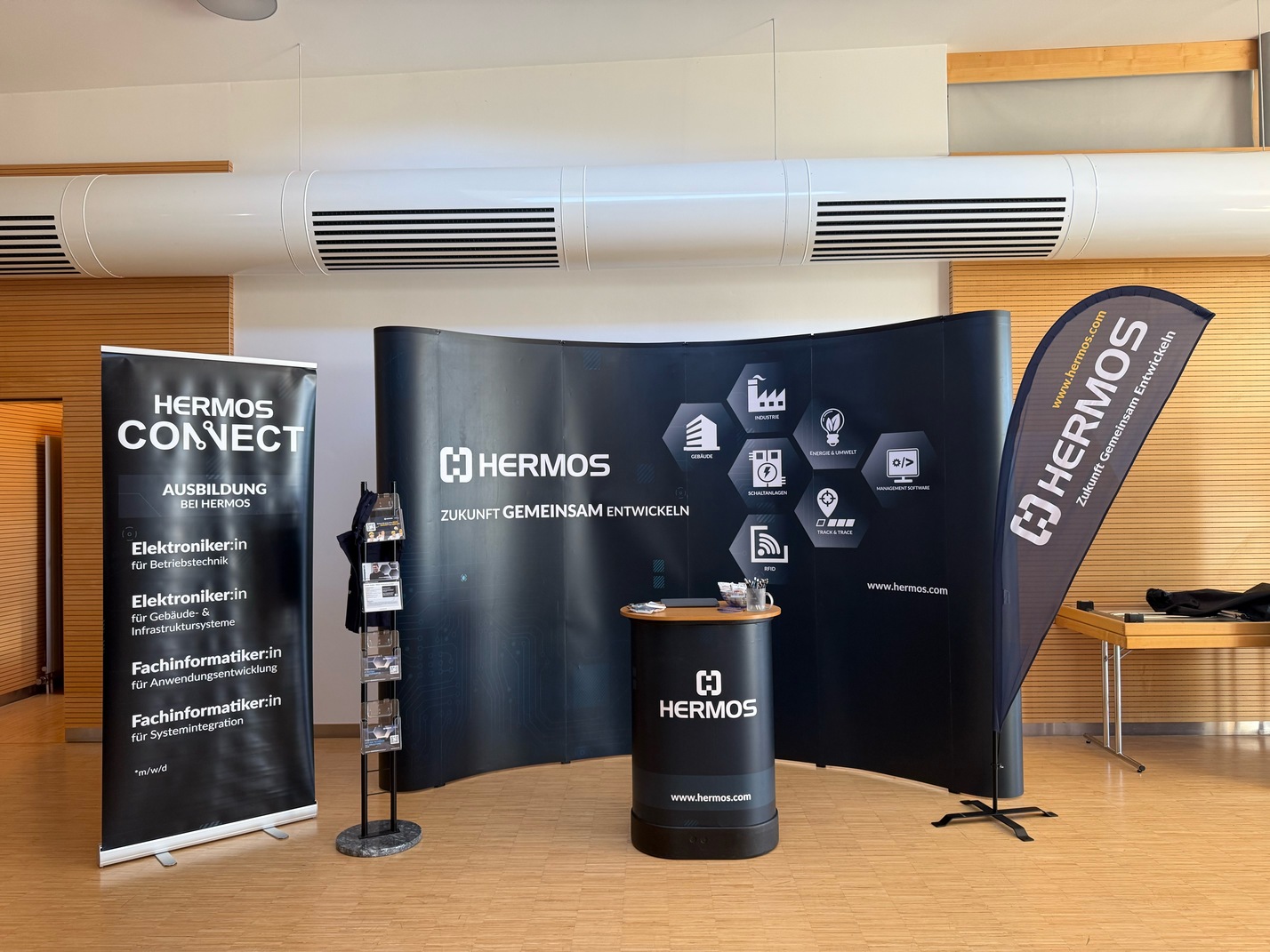 Informationsstand der Hermos AG